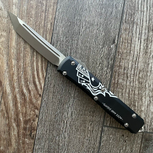 Microtech Ultratech S/E Dead Man's Hand Bronzed Apocalyptic