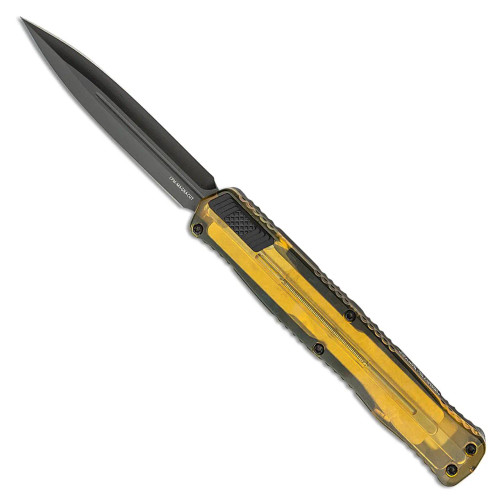 Heretic Knives Cleric II D/E Black w/ Ultem Top Cover/Inlay DLC Blade Iconoclast Series H020-6A-ULTEM
