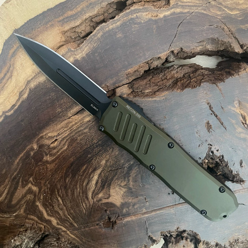 Guardian Tactical RECON-035 D/E OD Green Handle Black Tactical Blade 98131