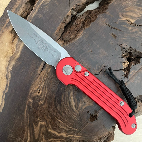 Microtech LUDT Auto Red Apocalyptic Standard 135-10APRD