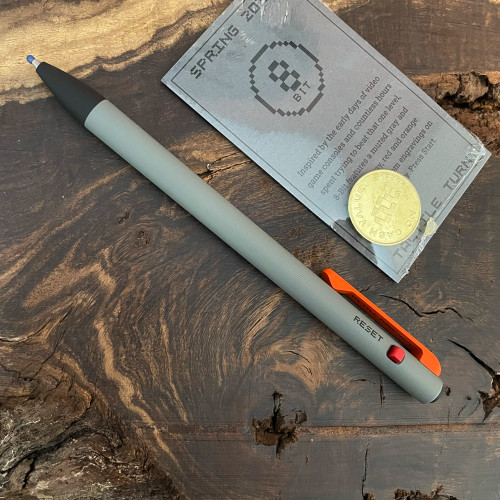 Tactile Turn Slim Side Click Standard Pen 8-BIT Seasonal Release Cerakote Titanium