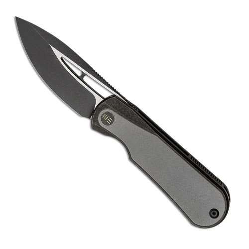 We Knife Co. Baloo Frame Lock Black Titanium Handles With Gray G10 Overlays Two Tone Blade WE21033-1