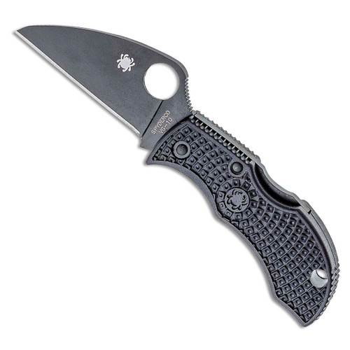 Spyderco ManBug Lock Back Black FRN Handles Black Blade MBKWPBK