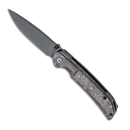 Civivi Imperium Liner Lock Copper Shred Carbon Fiber Handle Blackwashed Blade C2106C