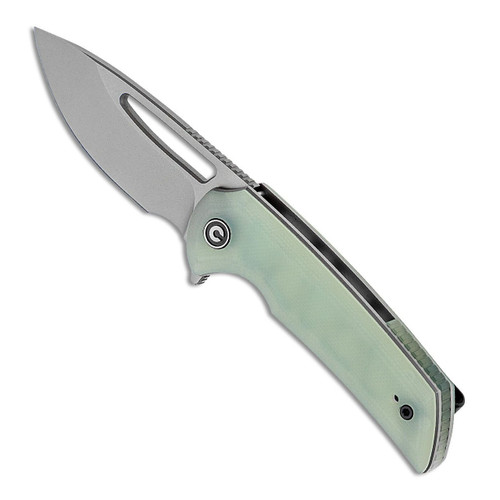 Civivi Odium Liner Lock Natural Jade G10 Handle Stonewashed  Blade C2010F