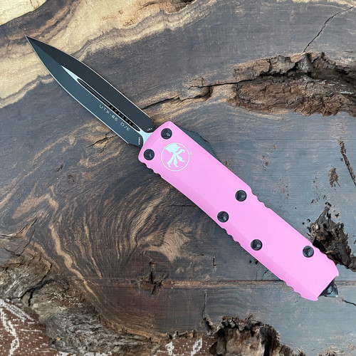 Microtech UTX-85 D/E Cerakote Pink Standard 232-1BPK