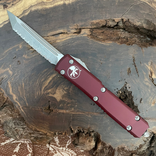 Microtech Ultratech T/E Merlot Apocalyptic Full Serrated 123-12APMR