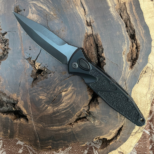 Microtech Socom Elite Auto S/E Spear Point DLC Shadow DLC Blade Standard Signature Series 160A-1DLCTSSH