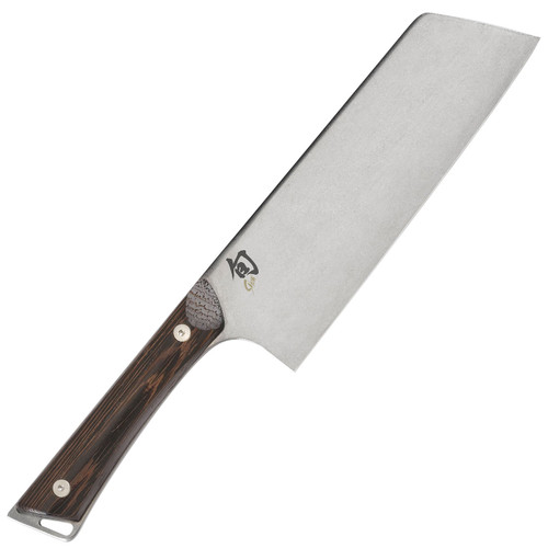 Shun Kanso 7" Asian Utility Knife Tagayasan Wood Handles Stonewashed Blade SWT0767