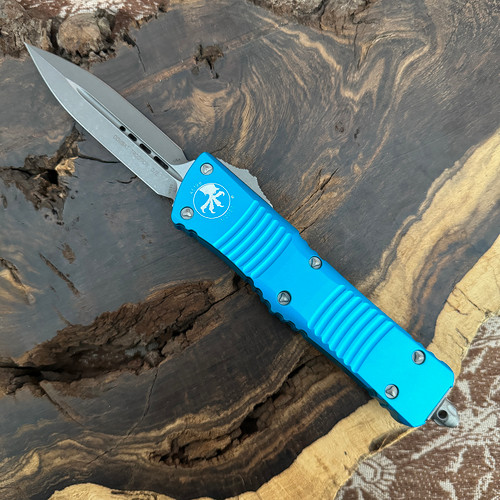 Microtech Combat Troodon D/E Turquoise Apocalyptic Standard 142-10APTQ