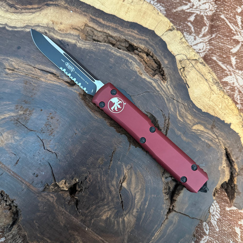 Microtech Ultratech S/E Merlot Serrated 121-2MR