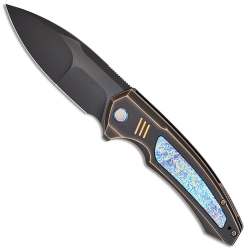 We Knife Co. Hyperactive Frame Lock Black Titanium Handle With