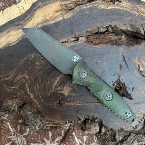 Microtech Socom Alpha Mini Warcom Outbreak Standard Signature Series 93M-1OBS