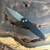 Pro-Tech Newport 3D Wave Black Handle Smoky Grey Blade 3437-SG