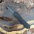 Heretic Knives Custom Manticore X D/E Frag Aluminum Handle w/ Carbon Fiber Button Satin DLC Magnacut Blade