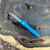 Microtech UTX-70 D/E Blue Apocalyptic Standard CPM-Magnacut Blade 147-10APBL