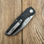 Vero Engineering Axon Liner Lock Marbled Carbon Fiber Handle Stonewashed Blade