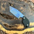 Blackside Customs Strider Knives SLCC Fixed Blade Tanto Black G10 Handle Blued Titanium Blade