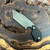 Blackside Customs Strider Knives SLCC Fixed Blade Tanto Black G10 Handle Titanium Blade