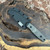 Blackside Customs Americana Fixed Blade Textured Titanium Handle MOC Finished Magnacut Blade