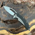Microtech Matrix S/E Titanium Handle Carbon Fiber Scales w/ Bronze Titanium Pivot Collar Bead Blast Serrated 165C-8CFTI