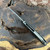 Microtech Matrix S/E Titanium Handle Carbon Fiber Scales w/ Bronze Titanium Pivot Collar Bead Blast Serrated 165C-8CFTI