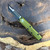 Microtech UTX-85 Hellhound OD Green Standard Signature Series 719-1ODS