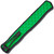 Heretic Knives Cleric II D/E Black Handle w/ Toxic Green Inlay DLC Serrated Blade H020-6C-TXHDW