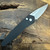 Pro-Tech Half Breed Left Hand Solid Black Handle Stonewash Blade 3605-LH