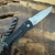 Pro-Tech Emerson CQC7-A Auto Solid Black Handle w/ G10 Inlays Stonewash Spear Point Blade E7A114