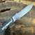 Pro-Tech Terzuola ATCF Auto Custom Steel Two Tone Matte/Satin Frame w/ White Storm Fat Carbon Inlays Stonewashed Magnacut Blade Pearl Button 2023-ATCF-005