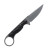 Toor Knives Jank Shank S Fixed Blade Black G10 Handle Phantom Grey Blade