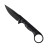Toor Knives Jank Shank S Fixed Blade Black G10 Handle Socom Black Blade