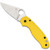 Spyderco Para 3 Salt Lightweight Compression Lock Yellow FRN Handles Satin CPM-MagnaCut Blade C223PYL