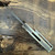 Pro-Tech 2022 Sprint Custom 003 Bruce Shaw Engraved Bronze Titanium Handles w/ Black Lip Mother of Pearl Inlay Vegas Forge Damascus Blade