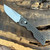 A2D Attn2Detail Mercantile Mark 3 Medium Barlock Folder Titanium Handle w/ Arches Satin Magnacut Blade