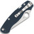 Spyderco Para Military 2 Compression Lock Blue G-10 Handle Satin CPM-SPY27 Blade C81GPCBL2