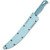 Benchmade Water Fishcrafter 9" Fillet Knife Depth Blue Santoprene Handle Stonewashed Blade 18020