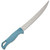 Benchmade Water Fishcrafter 7" Fillet Knife Depth Blue Santoprene Handle Stonewashed Blade 18010