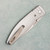 Three Rivers Manufacturing TRM Atom Liner Lock Lizard Skin Textured Titanium Scales Stonewashed MagnaCut Blade