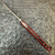 Three Rivers Manufacturing TRM Atom Liner Lock Lizard Skin Textured Ruby Red G10 Scales Stonewashed MagnaCut Blade
