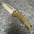 Medford Praetorian Swift Auto Djion Yellow Handles Tumbled Tanto Blade