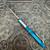 Microtech Hera II Mini Recurve Blue Stonewash Standard 1705M-10BL