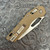 Microtech MSI RAM-LOK Fluted Tan G-10 Handle Stonewash Standard 210-10FLGTTA