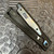 Reate EXO V2 S/E Gravity Knife Titanium PVD Handle w/ Titanium Heat Color Inlay PVD/Satin Drop Point Blade