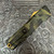 Microtech Combat Troodon D/E Gen III Olive Camo Standard Signature Series Gold Accents 1142-1OCGS