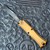 Microtech Hera II Mini Recurve Tan Black Standard 1705M-1TA