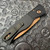 Pro-Tech TR-2 Auto Black Handle W/Textured Corners Rose Gold MagnaCut Blade