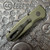 Pro-Tech Runt 5 Reverse Tanto Textured Green Handle DLC Black Magnacut Blade
