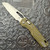 Microtech MSI "Lawnman" RAM-LOK Frag OD Green G-10 Handle Stonewash Standard 210-10FRGTODLM